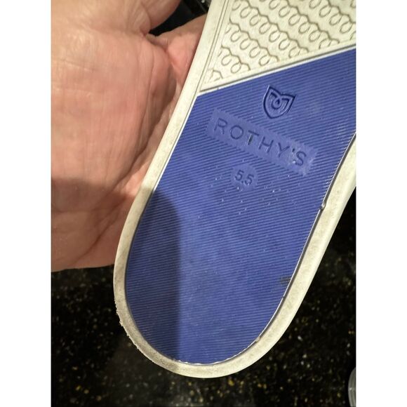 Rothy’s Original Slip On Sneakers. Black. Size 5.5 - Picture 10 of 10